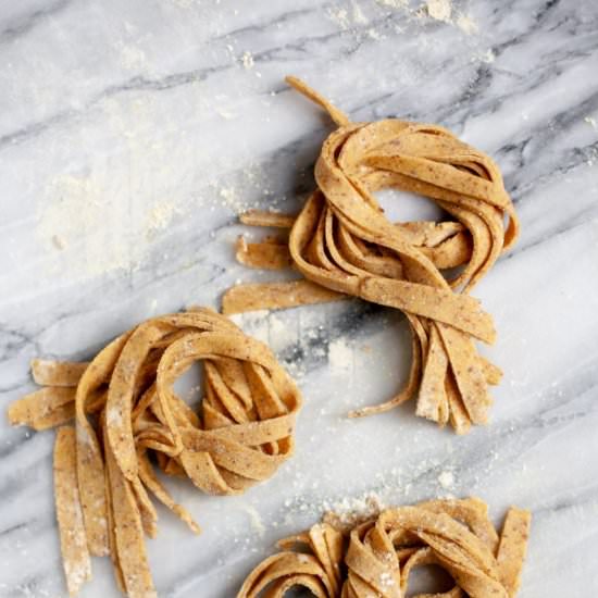 Chickpea & Flaxseed Homemade Pasta