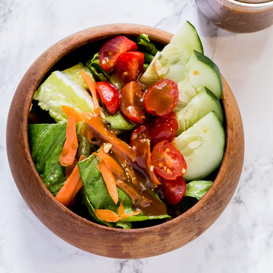 Olive Oil Balsamic Salad Dressing