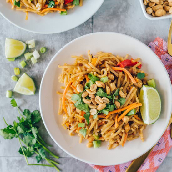 20 Minute Vegan Pad Thai