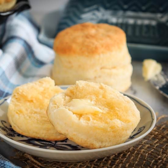 Homemade Cream Biscuits