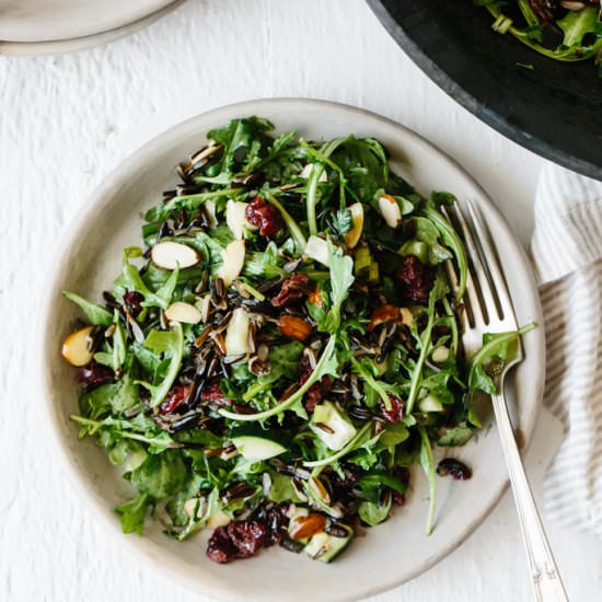 Wild Rice and Arugula Salad
