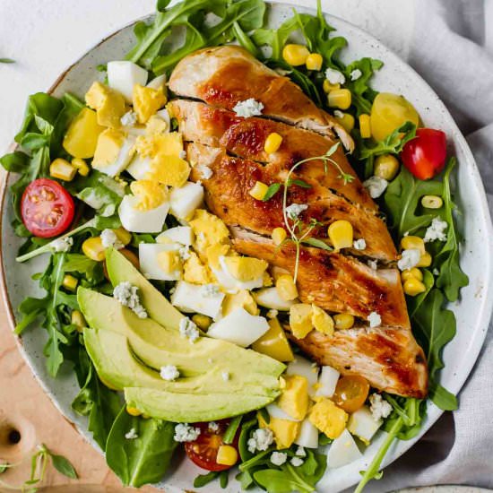 Healthy Chicken Cobb Salad
