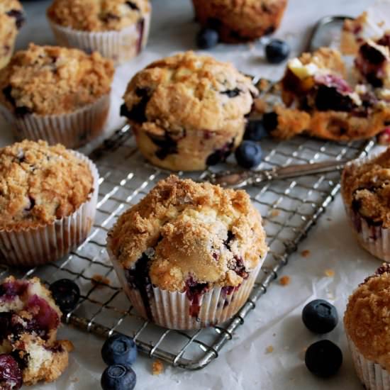 Chocolate Chip Blueberry Muffins