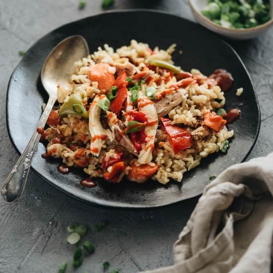 Asian Instant Pot Chicken and Rice
