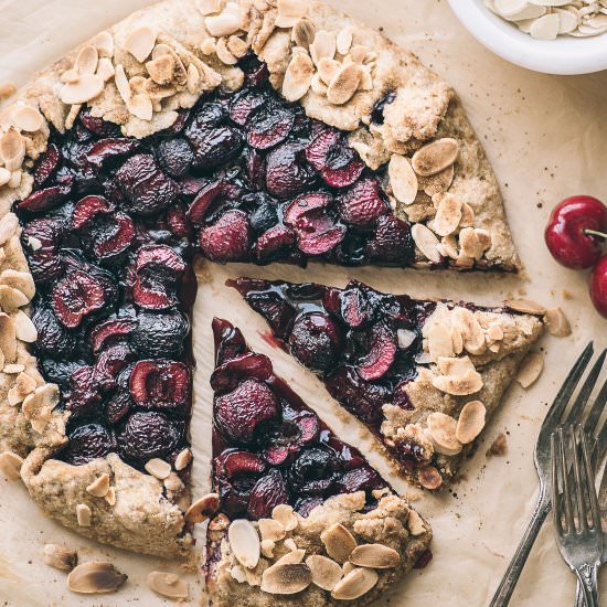 Vegan Cherry Galette