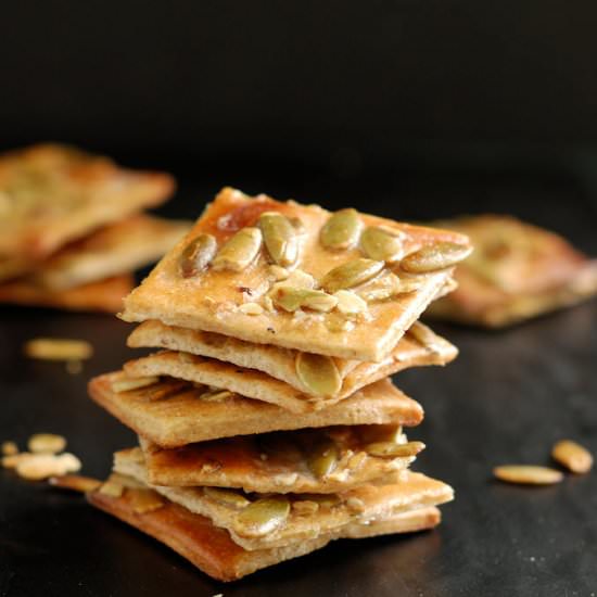 Pumpkin Seed Crackers