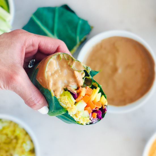 Thai Veggie Wraps