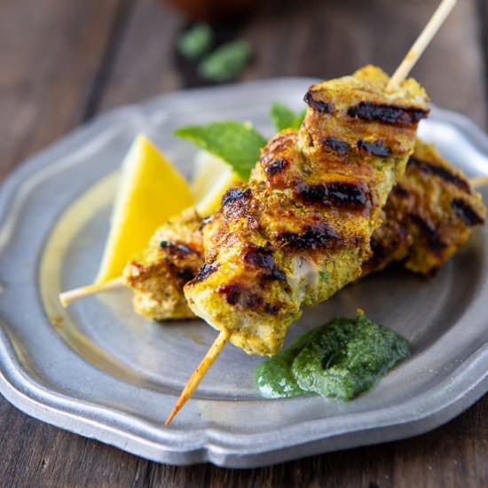 Chicken Tikka Skewers