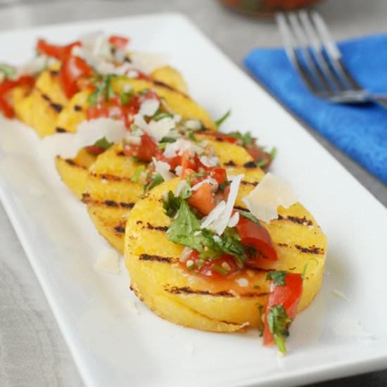 Grilled Polenta with Tomato Relish