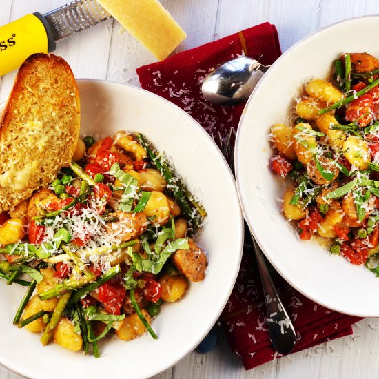 Gnocchi Primavera/Chicken Sausage