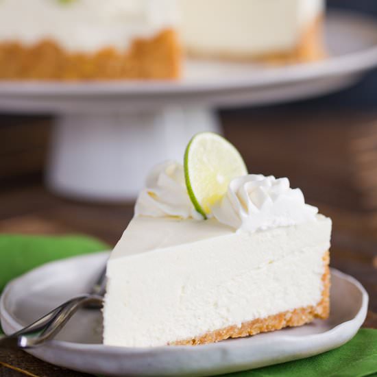 No Bake Key Lime Cheesecake