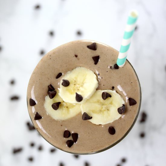 Chocolate Banana Protein Smoothie