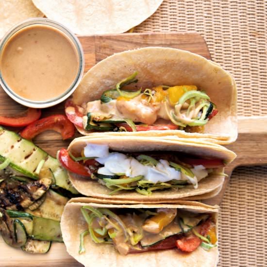Grilled Vegetable Tacos