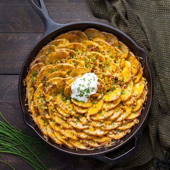 Bacon and Cheddar Loaded Potatoes