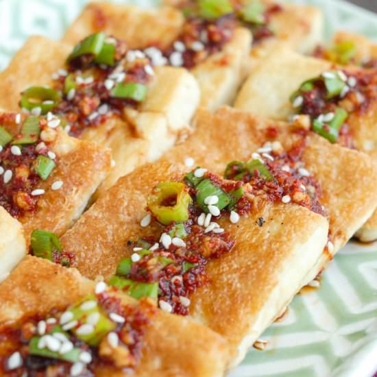Korean Pan-fried Tofu