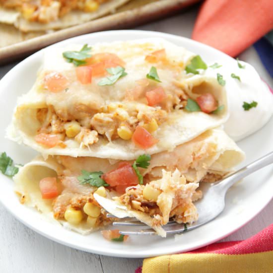 Stuffed Chicken Tortillas