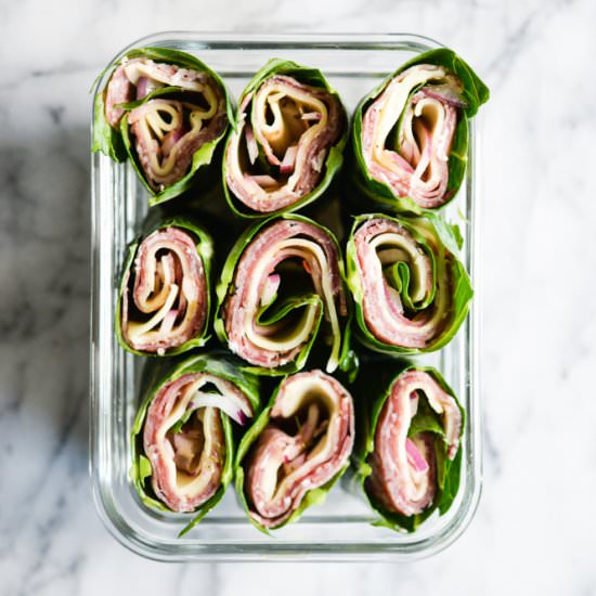Make Ahead Italian Lunch Wraps