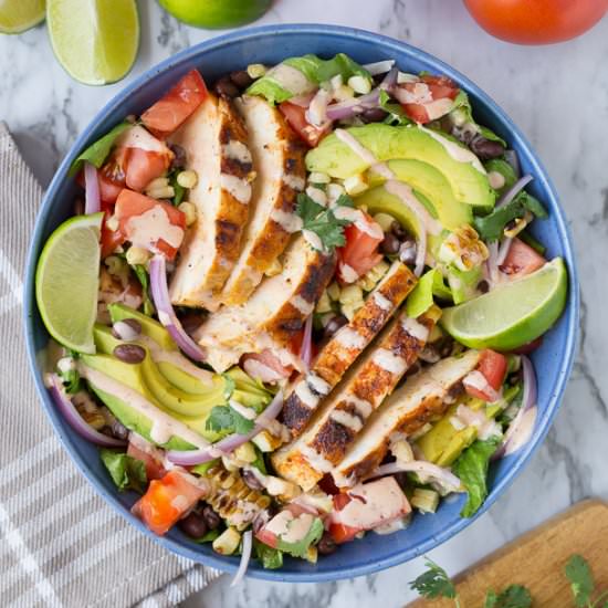 Southwest Chipotle Chicken Salad