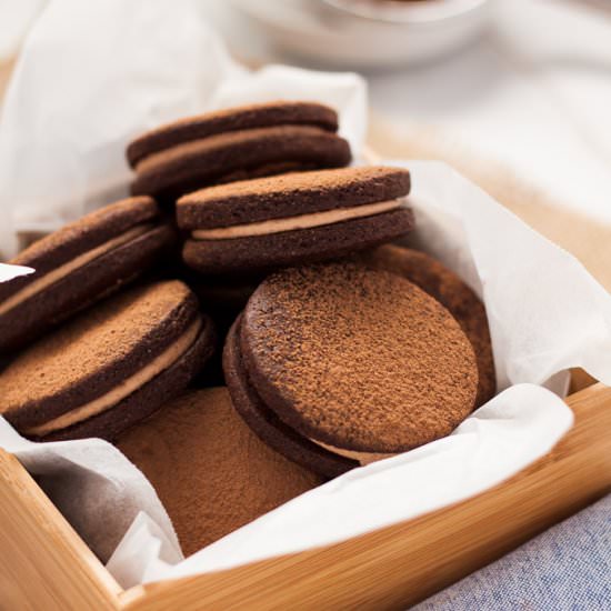 Nutella Chocolate Sandwich Cookies