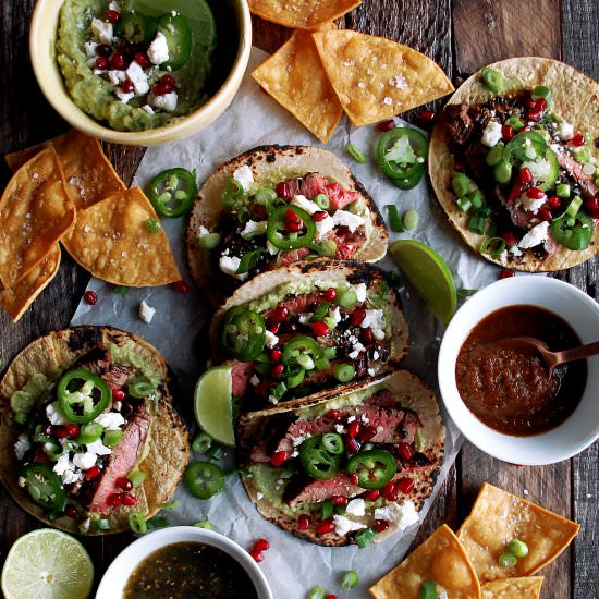Citrus Marinated Steak Tacos