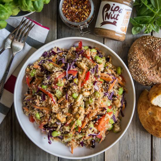 Thai Quinoa Salad & Almond Butter