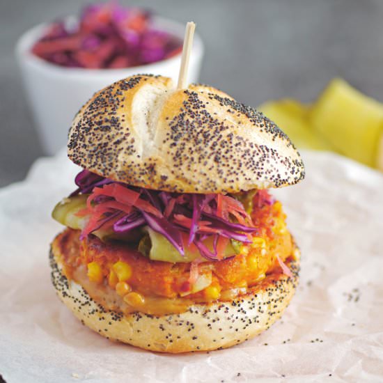 Thai Chickpea Burgers