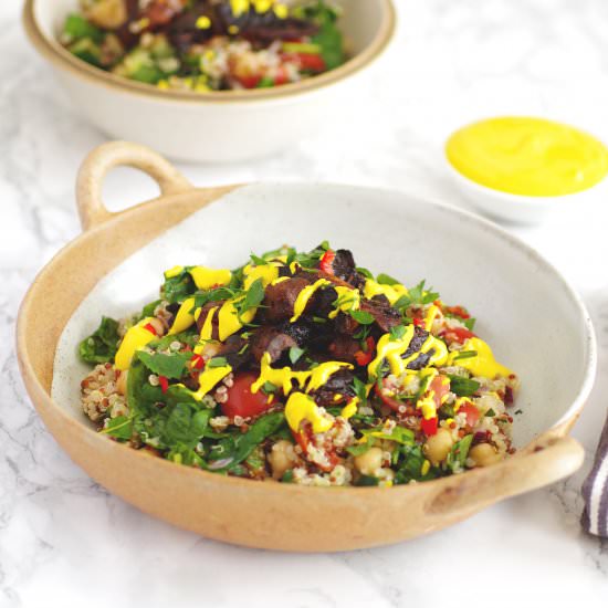 Harissa Mushroom Bowl