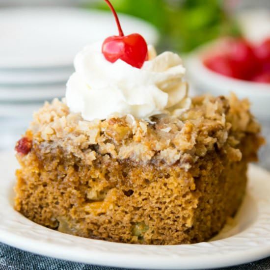 Grandma’s Fruit Cocktail Cake