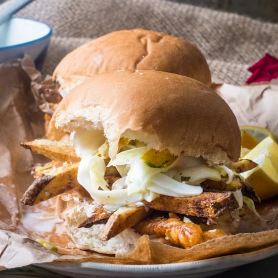 Fish and Chip Sandwiches