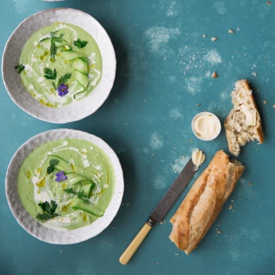 Green Goddess Chilled Soup