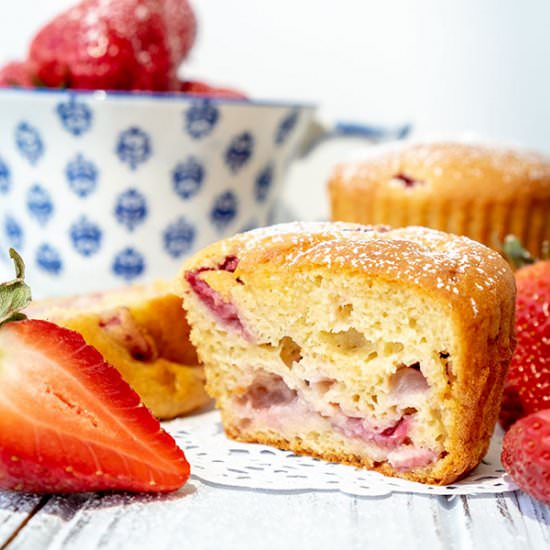 Gluten-Free Strawberry Muffins
