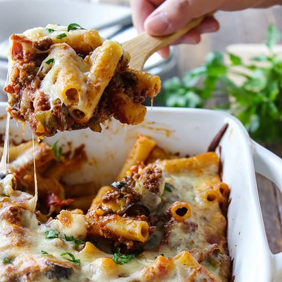 Pizza Pasta Casserole