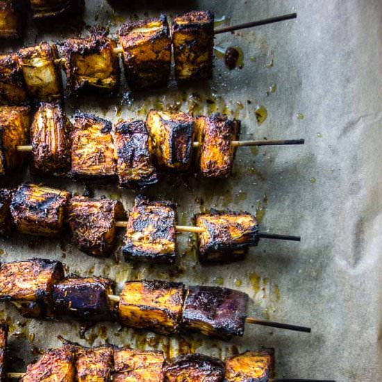 Jamaican Jerk Grilled Eggplant