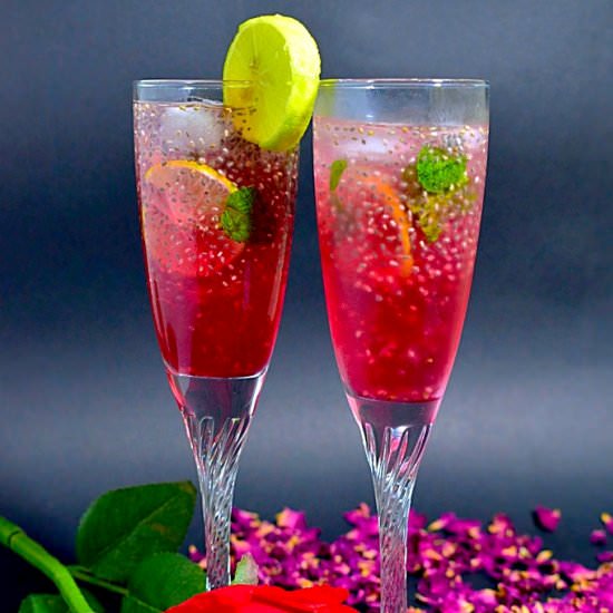 Rose lemonade