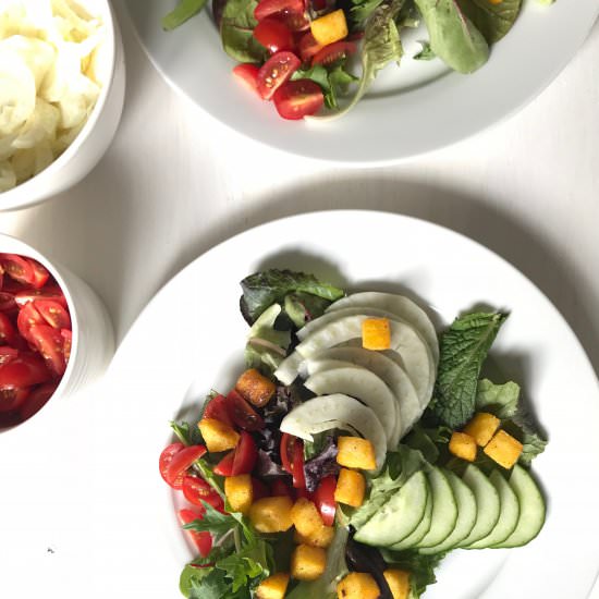 Crispy Polenta Salad