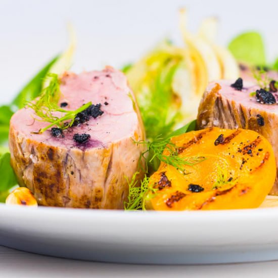 Roast Pork Tenderloin with Apricots