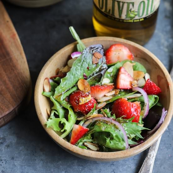 Strawberry Spinach Salad