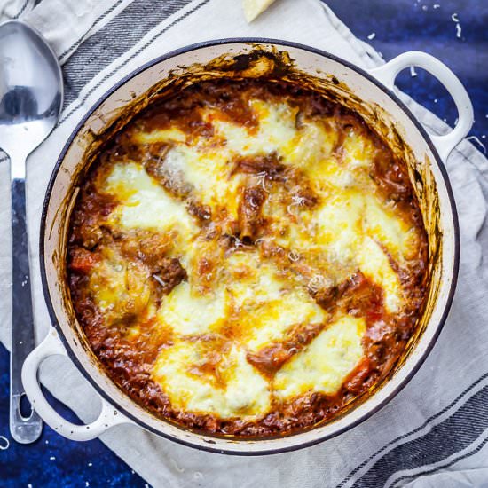 One Pot Lasagne for Busy Weeknights