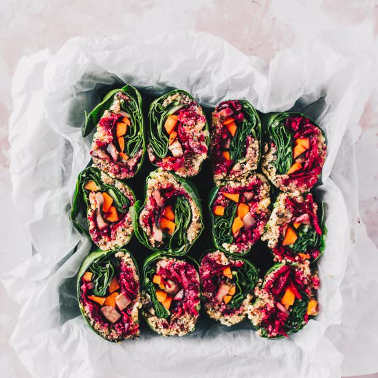 RAW COLLARD GREEN WRAPS