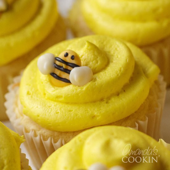 Bee Cupcake Toppers