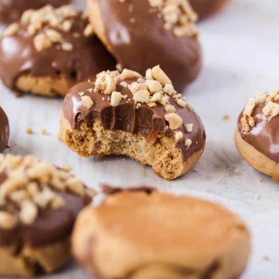 Choc Peanut Butter Caramel Cookies