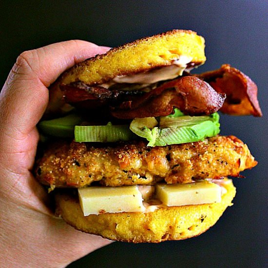 Low Carb Chipotle Chicken Burger