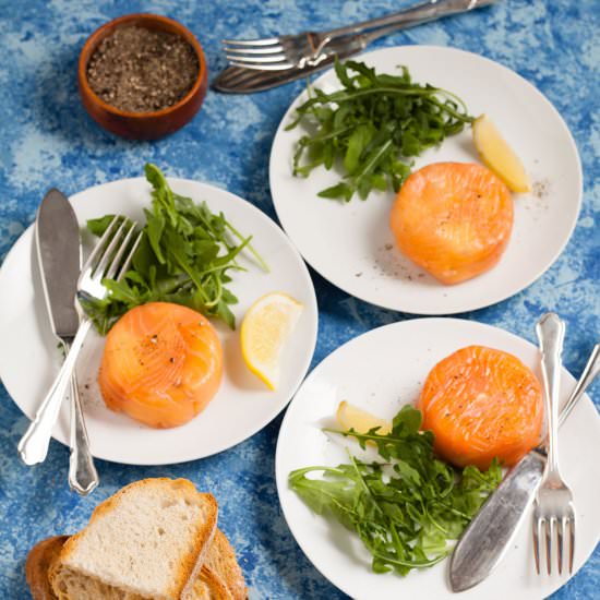 smoked salmon parcels