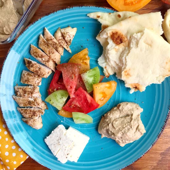 Baba Ganoush Lunch Platter