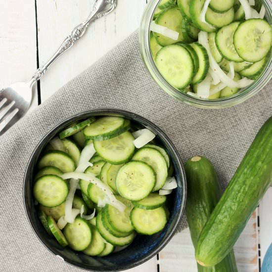 NANA’S CUCUMBER AND ONION SALAD