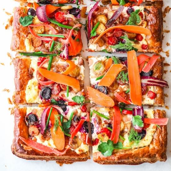 Carrot & Ricotta Tart