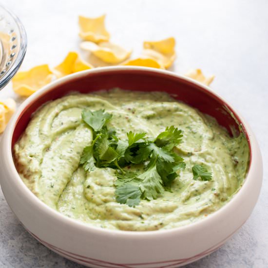 Creamy Cilantro Avocado Dip