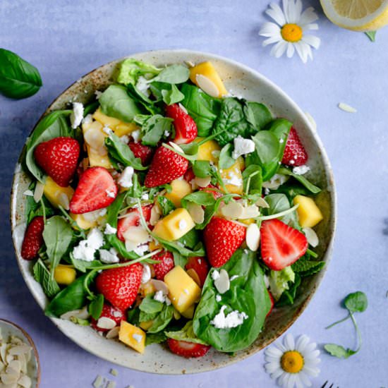 Strawberry and mango salad