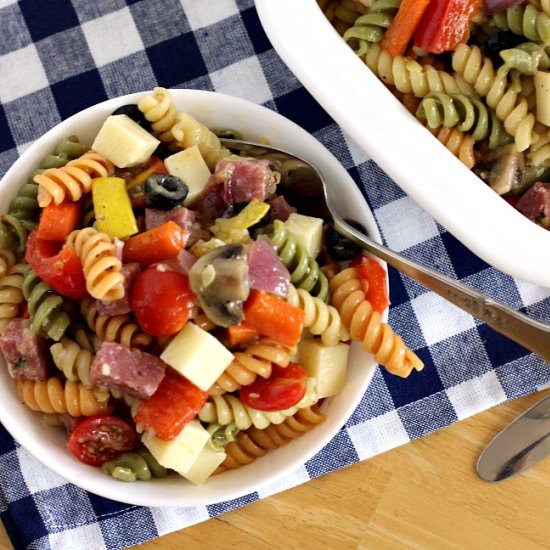 Roasted Vegetable Pasta Salad
