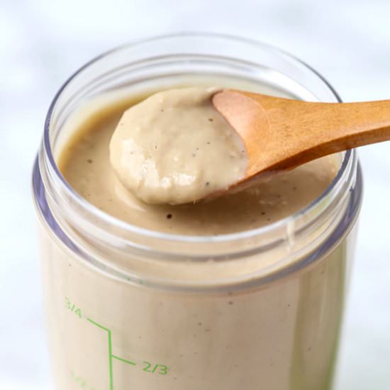 Creamy Tofu Ginger Dressing